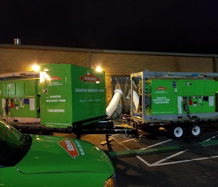 servpro trucks and commercial equipment 